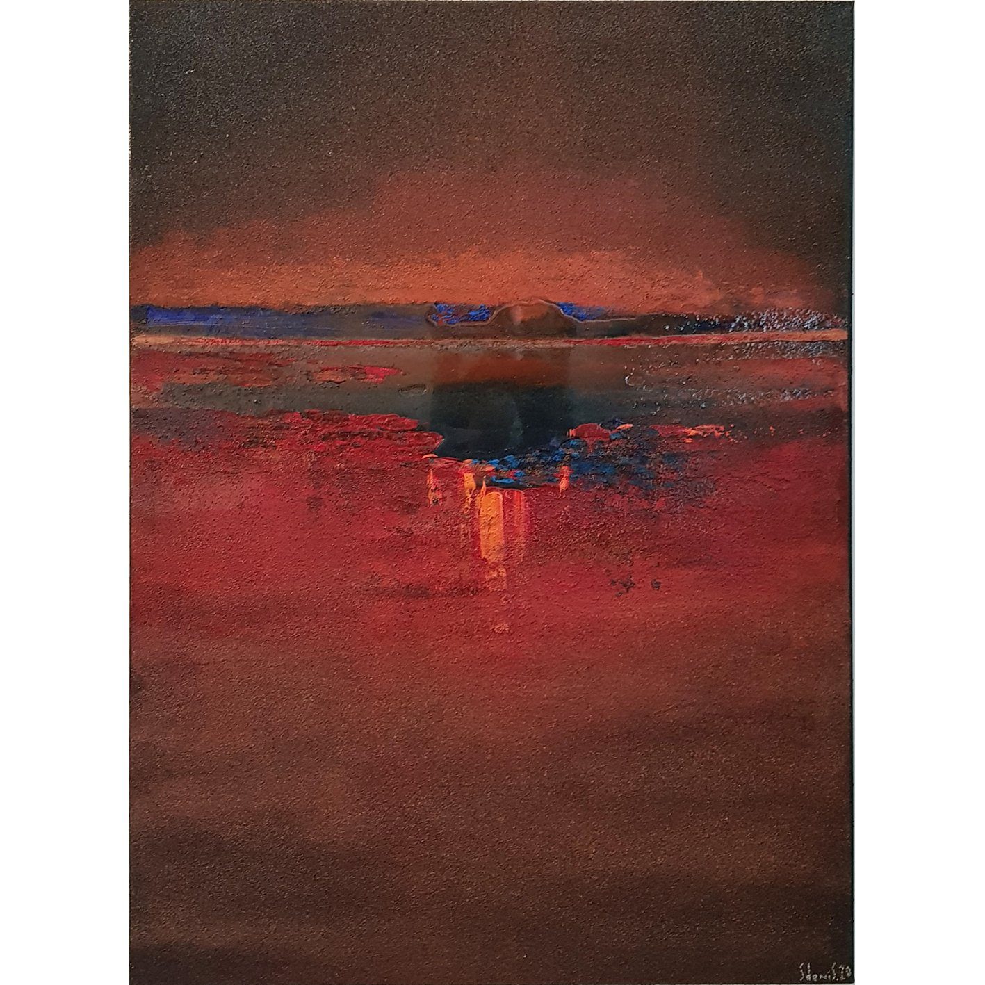 Feeling at Dawn · 2020 · 80 × 110 cm / 31.5 × 43.3 in